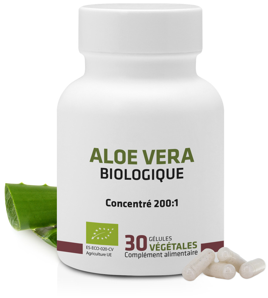 Aloe Vera Bio en gélules - 250 mg / 30 gélules